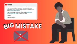 Common Reasons Why YouTube Monetization Gets Rejected