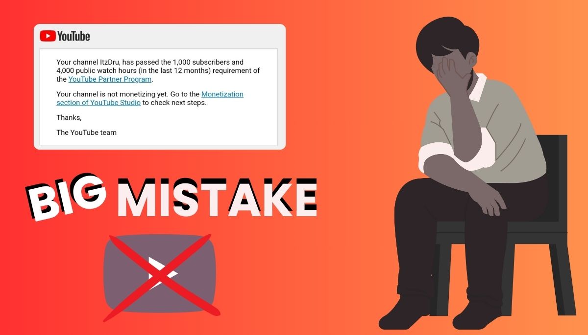 Common Reasons Why YouTube Monetization Gets Rejected