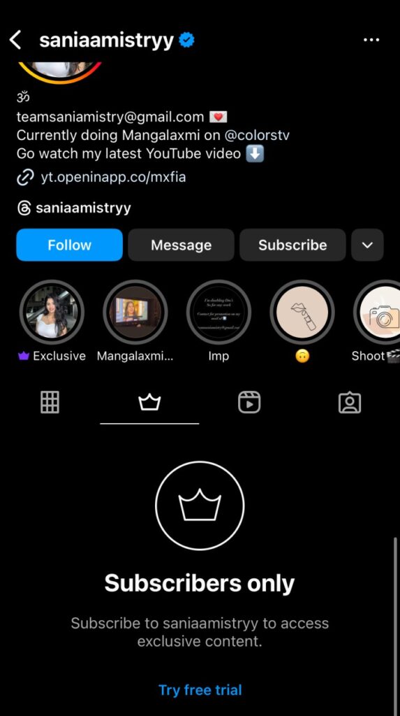 Instagram Subscriptions