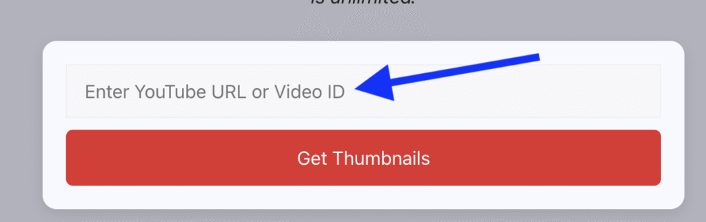Paste link in the input box located on this page
